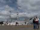 Sabine und ich bei der Gorch Fock I in Stralsund (23. Juni)