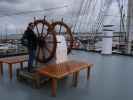 Sabine auf der Gorch Fock I in Stralsund (23. Juni)