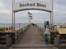 Sabine auf der Seebrücke Binz (23. Juni)