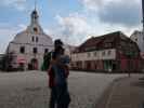 Ich und Sabine am Rathausplatz Wolgast (25. Juni)