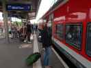 Sabine im Bahnhof Neubrandenburg, 15 m (25. Juni)