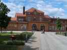 Sabine beim Bahnhof Waren an der Müritz (26. Juni)