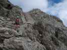 Seekofel-Klettersteig: Ursa im Ausstieg