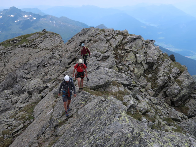 Frank, Josef und Gerald zwischen Rotwieland und Scharnik