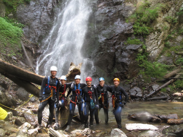 Frank, Arian, Ursa, Werner, Josef und ich