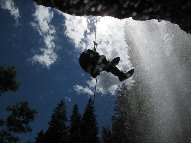 Peter im 1. Wasserfall