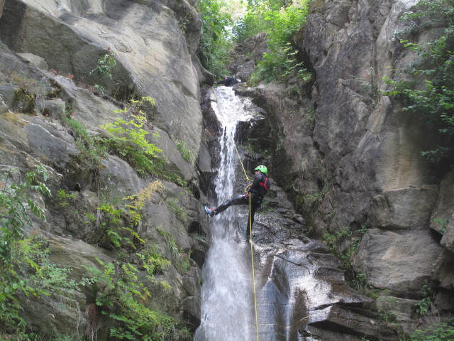 Josef und Raphael im 3. Wasserfall