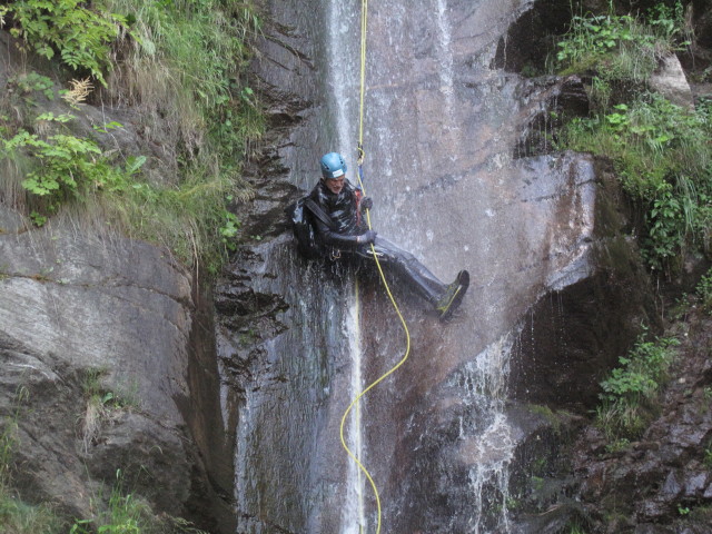 Josef im 3. Wasserfall