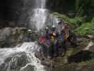 Kamil, Josef, Raphael, Gerald, Peter und ich beim 1. Wasserfall