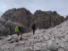 Aaron und Ronald zwischen Passo del Grostè und Sentiero Alfredo Benini (17. Juli)