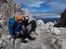 Martin und Armin in der Bocca del Tuckett, 2.649 m (18. Juli)