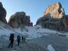 Ronald, Martin, Armin und Aaron zwischen Rifugio Alimonta und Vedretta dei Sfulmini (19. Juli)