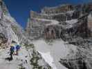 Martin und Armin zwischen Bocca di Brenta und Rifugio Pedrotti (19. Juli)