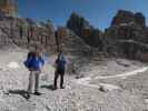 Armin und Martin zwischen Rifugio Pedrotti und Cima Polsa (19. Juli)