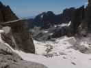 Vedretta d'Ambiez vom Sentiero Brentari aus (19. Juli)