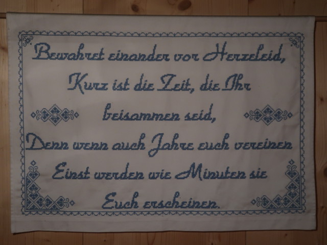 Hochreichart-Schutzhaus, 1.483 m (24. Juli)