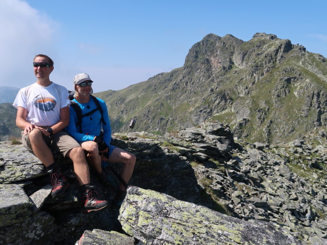 Ich und Herbert am Grieskogel, 2.328 m (24. Juli)