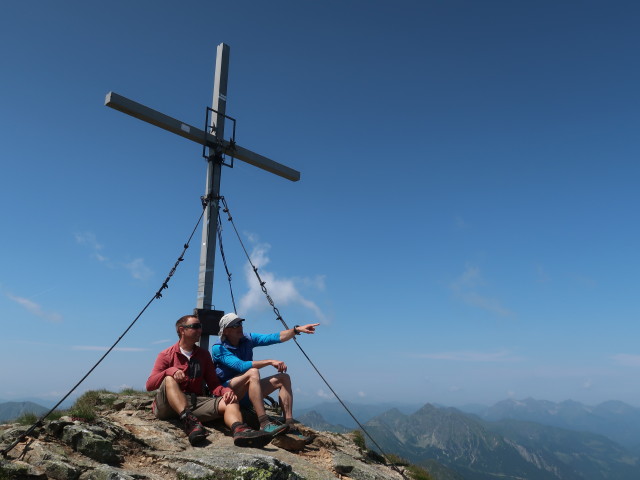 Ich und Herbert am Geierhaupt, 2.417 m (24. Juli)