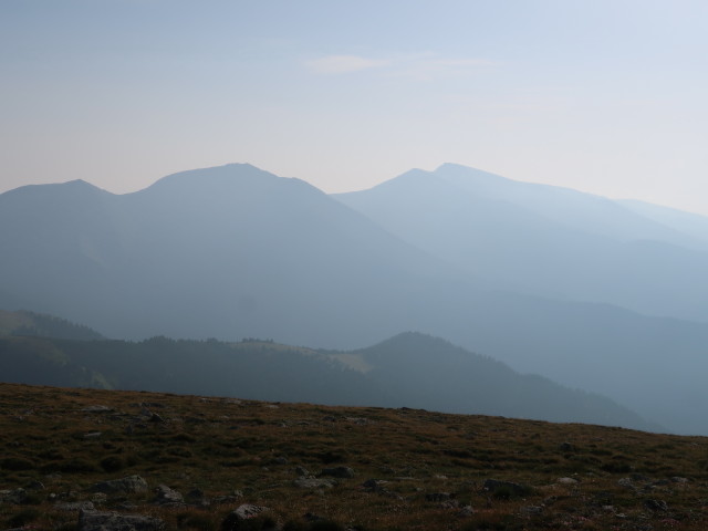 vom Kleinen Ringkogel Richtung Nordosten (25. Juli)