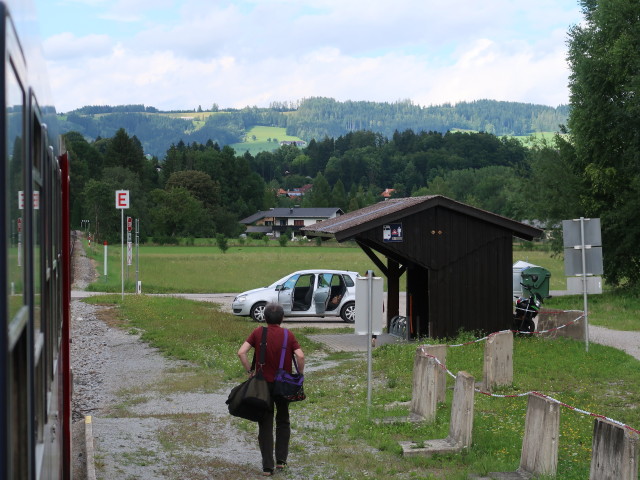 Haltestelle Traxenbichl (6. Aug.)