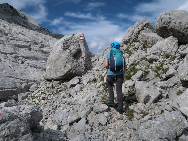 Sabine in der Grie&szlig;karscharte, 1.927 m