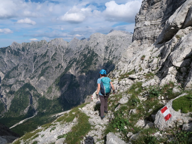 Sabine am Grießkarsteig