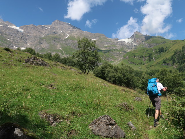 Erich am Mainzer Weg zwischen Stangenhagriedl und Rennsteineben (14. Aug.)