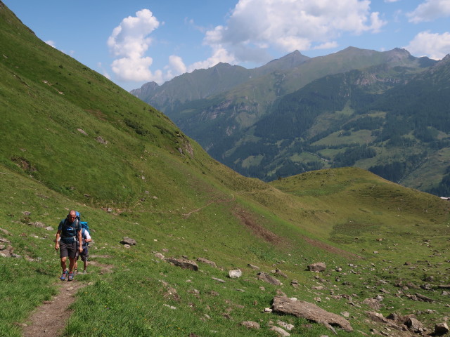 Frank und Erich am Mainzer Weg zwischen Zellermahder und Boggeneigraben (14. Aug.)