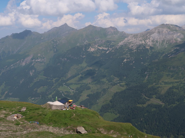 Schwarzenberghütte, 2.269 m (14. Aug.)