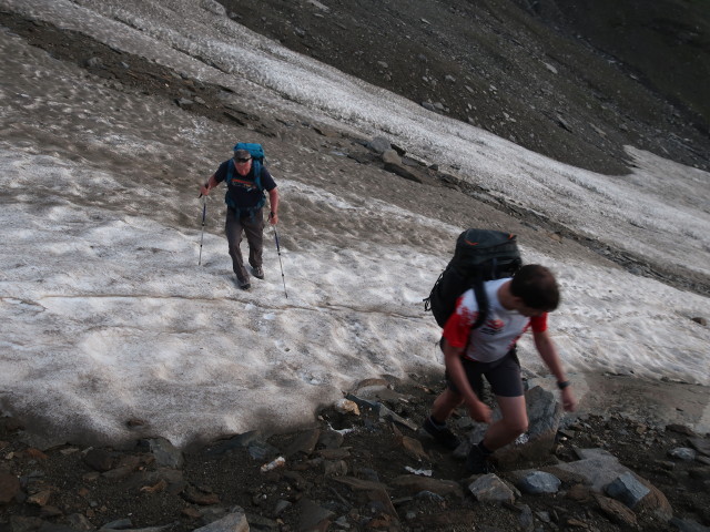 Erich und Ronald zwischen Schwarzenbergh&uuml;tte und Remsschartl (15. Aug.)