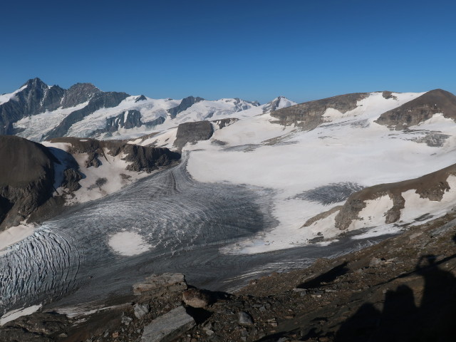 N&ouml;rdliches Bockkarkees vom Hohe-Dock-Klettersteig aus (15. Aug.)