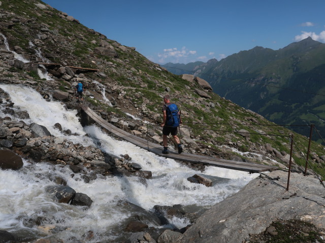 Erich und Frank am Mainzer Weg im Boggeneigraben (15. Aug.)