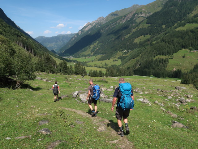 Ronald, Frank und Erich am Mainzer Weg zwischen Stangenhagriedl und V&ouml;gerlalm (15. Aug.)