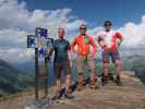 Frank, ich und Ronald am Steinkarkopf, 2.520 m (14. Aug.)