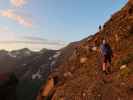 Ronald und Frank zwischen Remsschartl und Hohe-Dock-Klettersteig (15. Aug.)