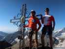 Ich und Ronald auf der Hohen Dock, 3.348 m (15. Aug.)