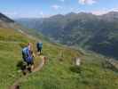 Frank und Erich am Mainzer Weg zwischen Schwarzenberghütte und Boggeneigraben (15. Aug.)