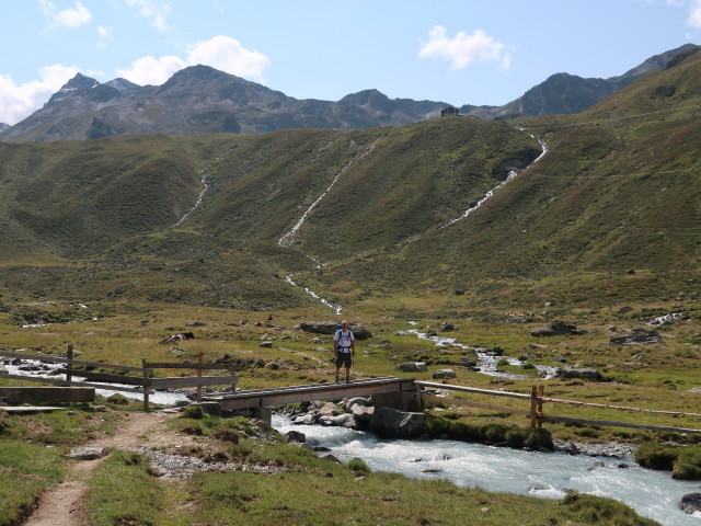 Erich beim Gleirschbach (21. Aug.)