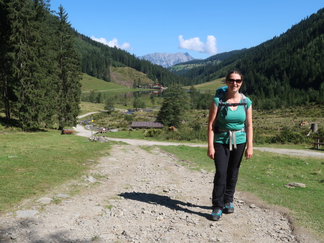 Sabine zwischen Bodensee und Hans-Wödl-Hütte (4. Sep.)