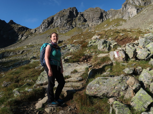 Sabine zwischen Äußerem Lämmerkar und Unterer Klafferscharte (5. Sep.)