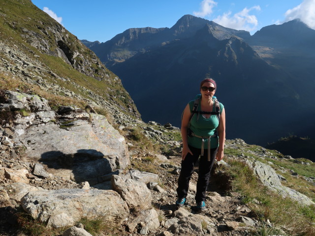 Sabine zwischen &Auml;u&szlig;erem L&auml;mmerkar und Unterer Klafferscharte (5. Sep.)