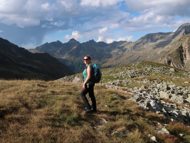 Sabine zwischen Kapuzinersee und Innerem L&auml;mmerkar (5. Sep.)