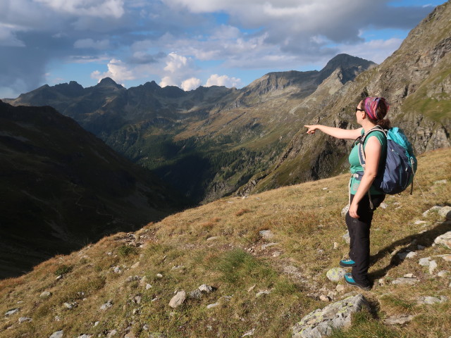 Sabine zwischen Kapuzinersee und Innerem L&auml;mmerkar (5. Sep.)