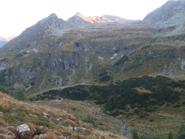 zwischen Preintalerh&uuml;tte und Unterem Sonntagskarsee (6. Sep.)