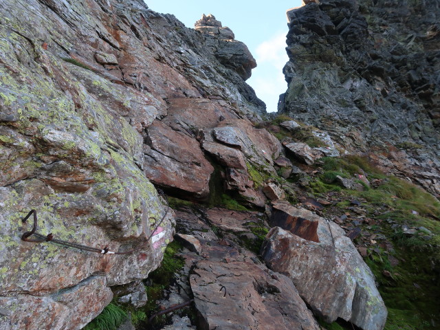 zwischen Oberem Sonntagskarsee und Rettingscharte (6. Sep.)