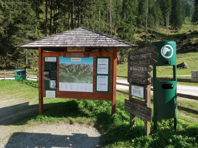 bei der Breitlahnh&uuml;tte, 1.070 m (6. Sep.)