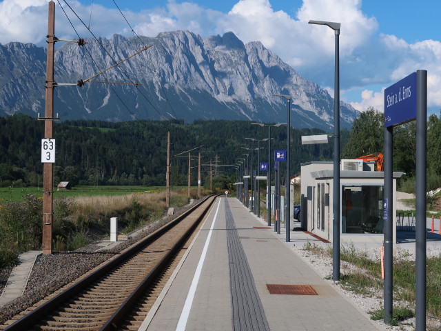 Bahnhof Stein an der Enns, 667 m (6. Sep.)