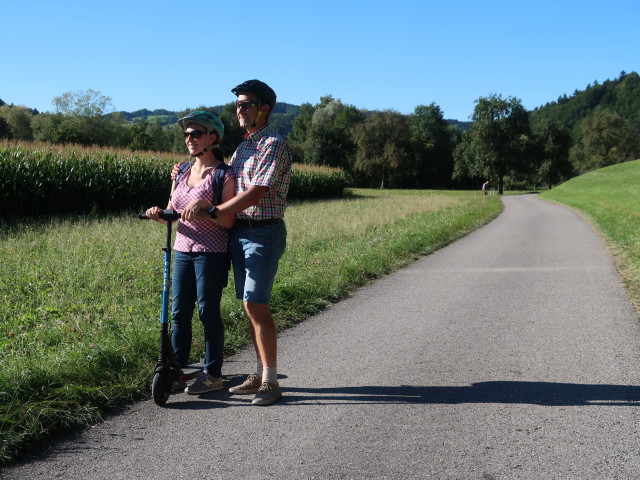 Sabine und ich zwischen Rotheau und G&ouml;blasbruck