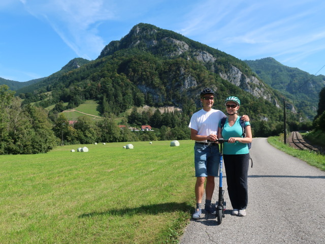 Ich und Sabine zwischen K&uuml;pfern und Gro&szlig;raming