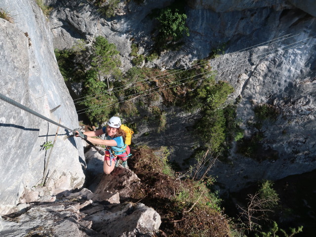 Falkenstein-Klettersteig: Romana in der leichten Variante